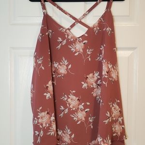 Torrid swing cami - crisscross. Size 3